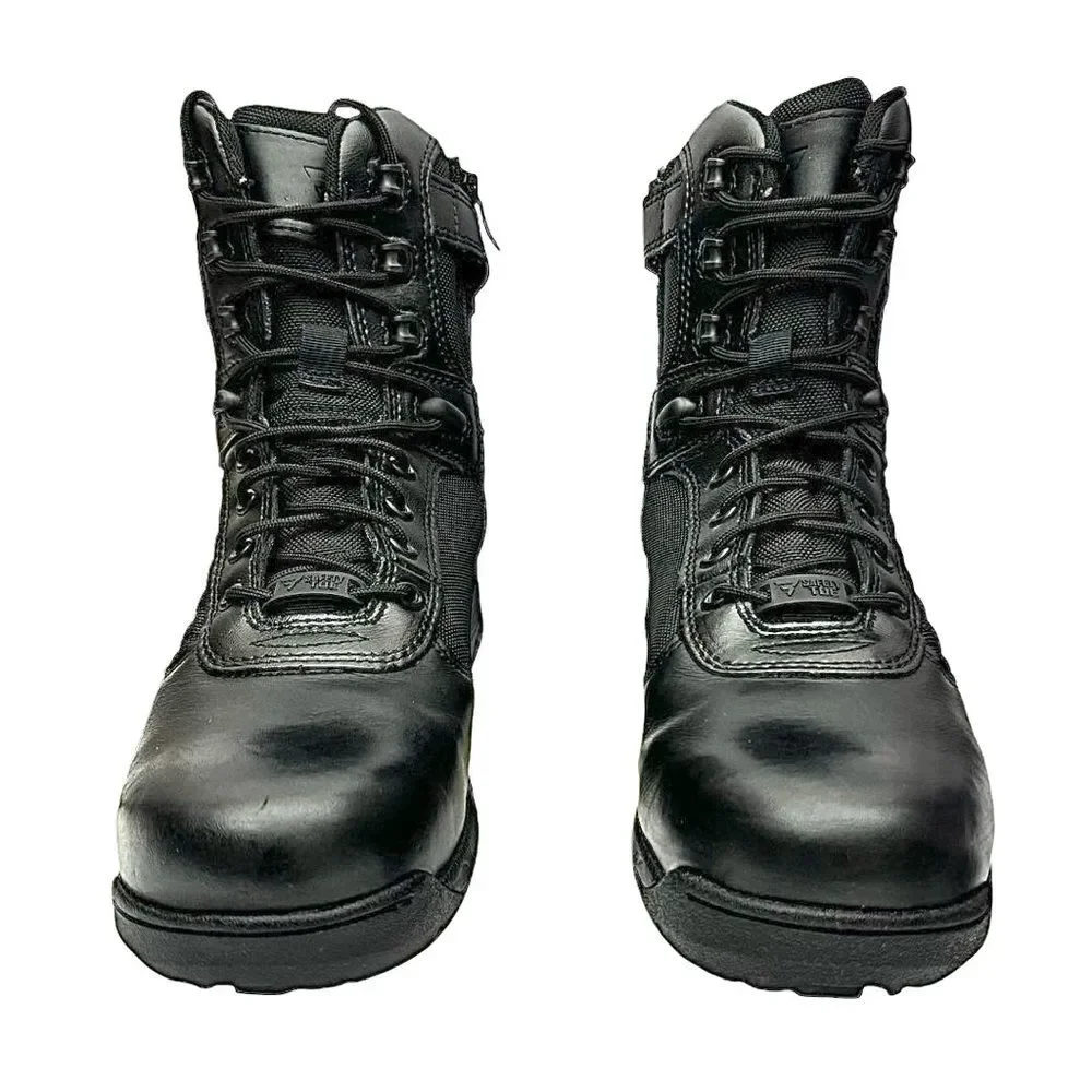 BATES Men's Tactical Boots Lightweight Composite Toe High Top Side Zip Size 10 M